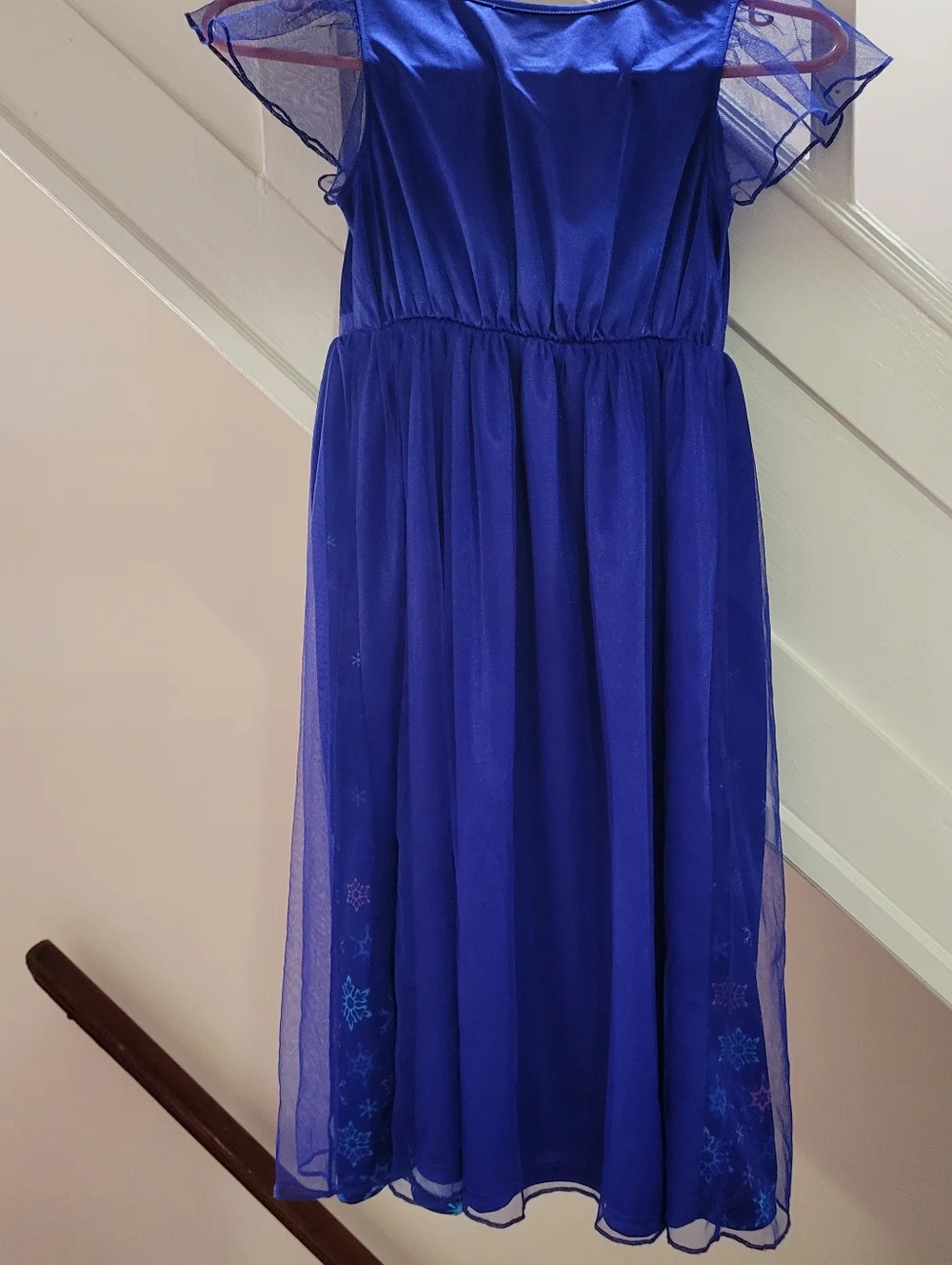 EUC DISNEY Frozen Elsa & Anna Girls Nightgown Dress - Picture 2 of 5